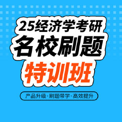 2025年经济学考研名校刷题特训班