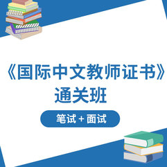 2025年国际中文教师证书通关班