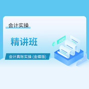 会计真账实操（金蝶版）精讲班