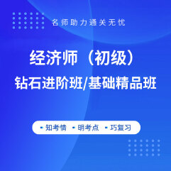 2025年经济师（初级）考试钻石进阶班/基础精品班