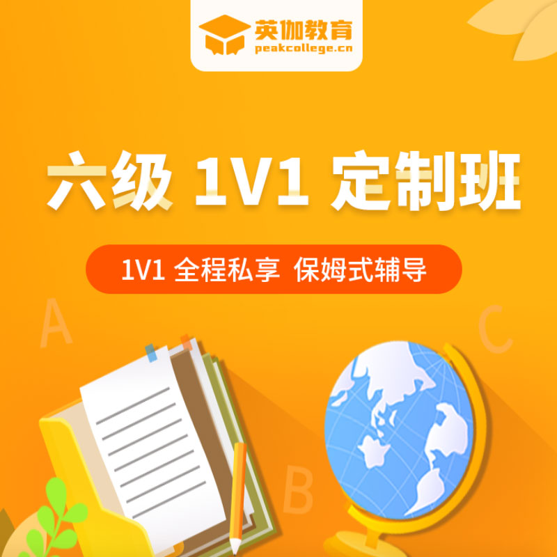 2025年大学英语六级考试1对1定制版
