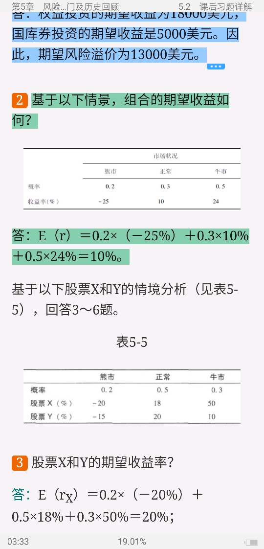 博迪《投资学》（第10版）笔记和课后习题详解
