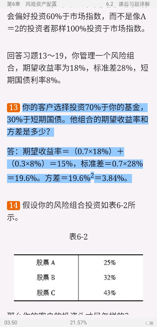 博迪《投资学》（第10版）笔记和课后习题详解