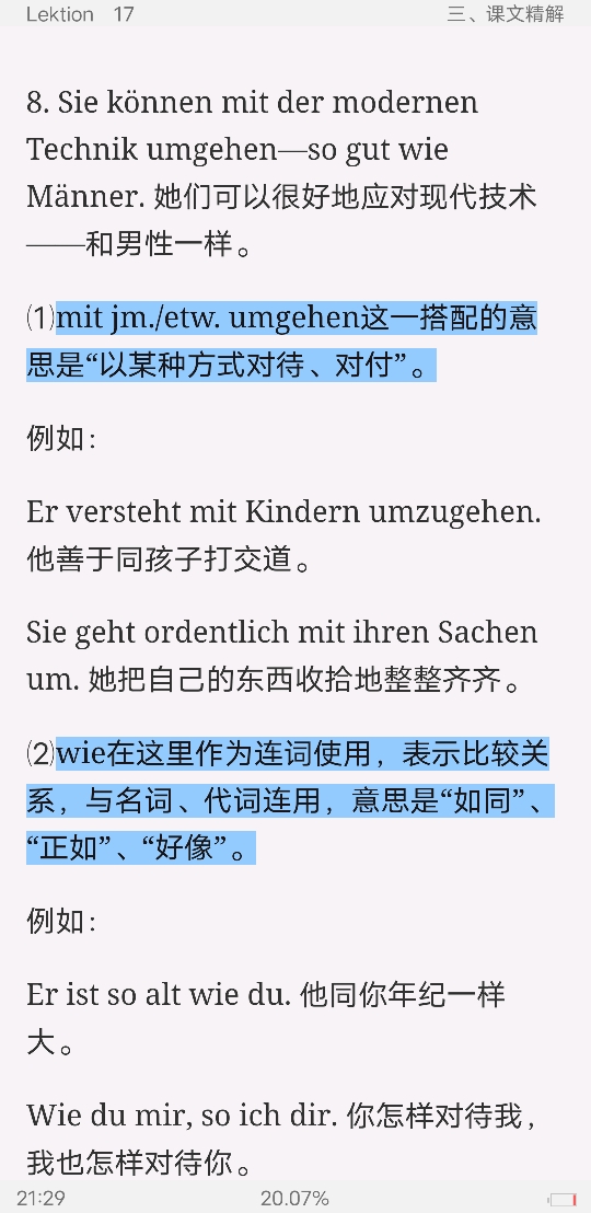 《新求精德语强化教程 初级Ⅱ》(第四版)学习指南【词汇短语+单元语法+课文精解+全文翻译+练习答案】