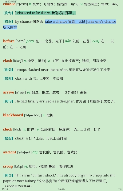 全国大学生英语竞赛必背词汇8000