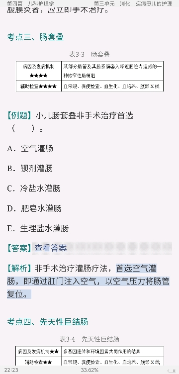 2022年主管护师(护理学)考试考点手册