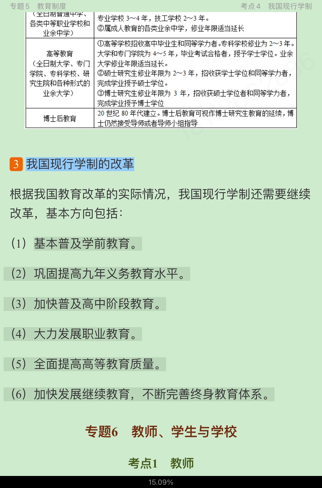 2023年同等学力申硕《教育学学科综合水平考试》考点手册