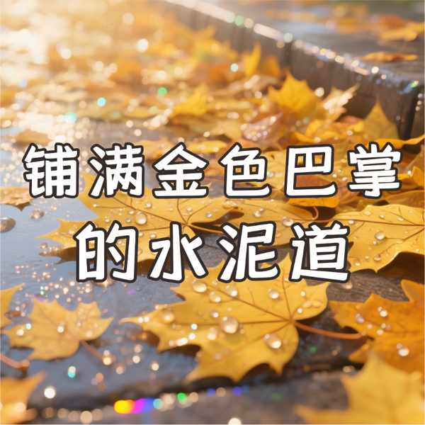 《铺满金色巴掌的水泥道》AI课程
